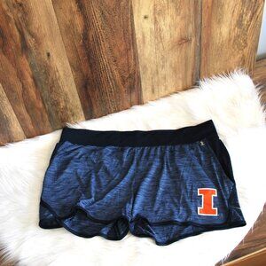 Champion Fighting Illini Athletic Shorts Blue Women's XL